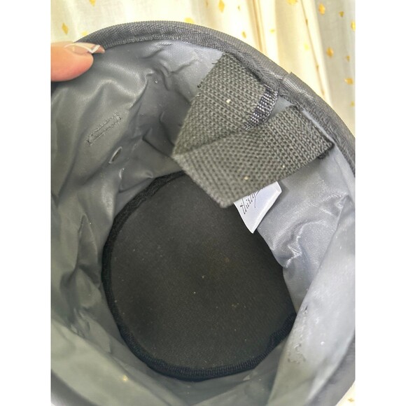 Thirty-One Oh Snap Bin Caddy Storage Open Container Black Twill Stripe Retired - Picture 4 of 6